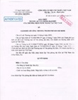 Authenticated copy of re-issued Establishment Certificate